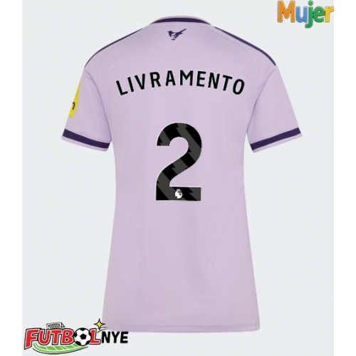 Camiseta Newcastle United Tino Livramento #2 Tercera Equipación para mujer 2026-27 manga corta